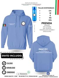 SUDADERA AZUL CLARO INACIFC 