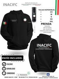 SUDADERA NEGRA INACIFC OFICIAL 